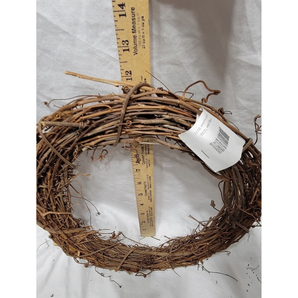 Natural Wreath Base Set of 8 Varies Sizes Spring Summer Fall Or Holiday New - Picture 7 of 13